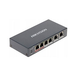 Switch PoE 4+2 Hikvision DS-3E1106HP-EI