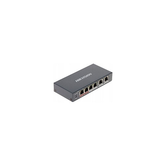 Switch PoE 4+2 Hikvision DS-3E1106HP-EI
