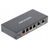 Switch PoE 4+2 Hikvision DS-3E1106HP-EI
