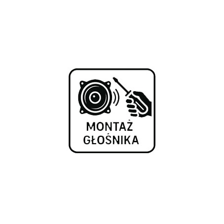 Montaż głośnika