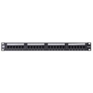 Patch panel 19" 5e Rj-45 24p