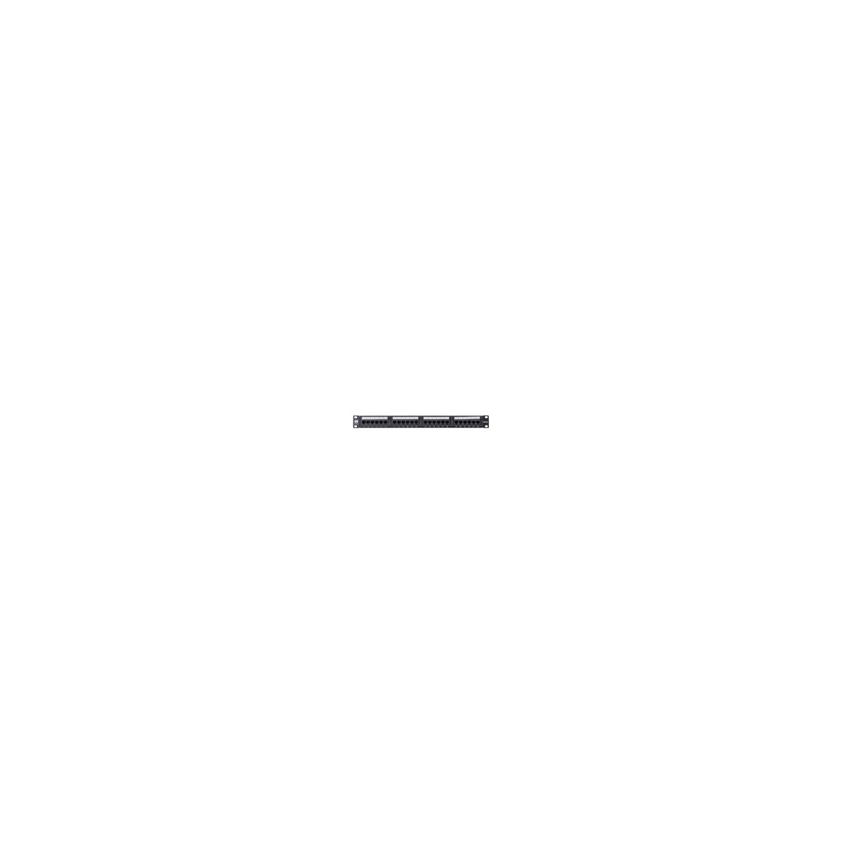 Patch panel 19" 5e Rj-45 24p