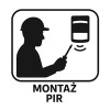 Montaż czujnika ruchu Montaż czujnika ruchu
