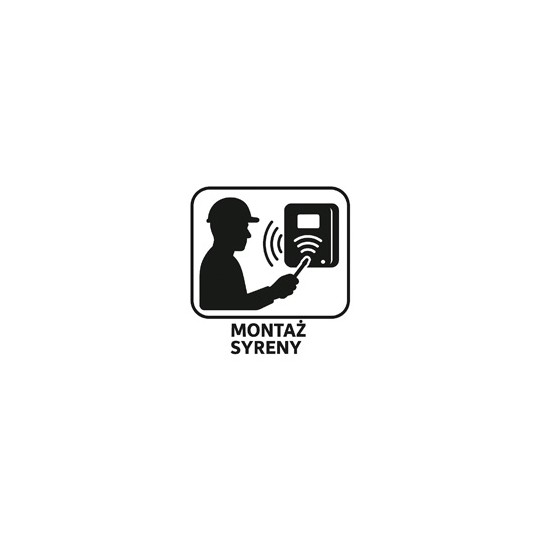 Montaż syreny alarmowej Montaż syreny alarmowej