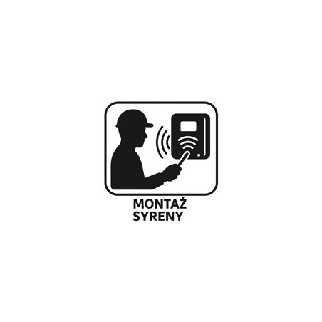 Montaż syreny alarmowej