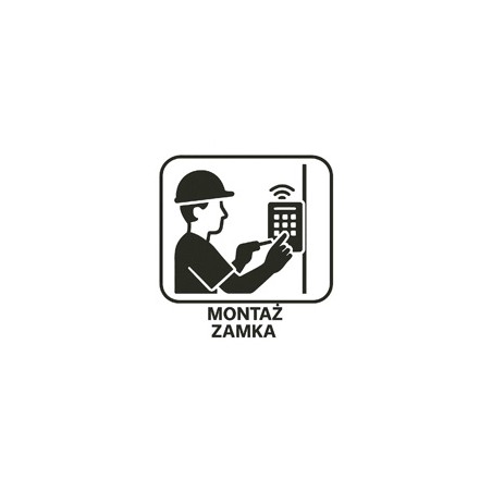 Montaż zamka szyfrowego