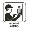 Montaż zamka szyfrowego Montaż zamka szyfrowego