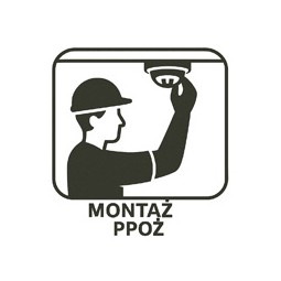 Montaż czujnika PPOŻ
